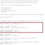 Giving Database Details To Install Wordpress Manually