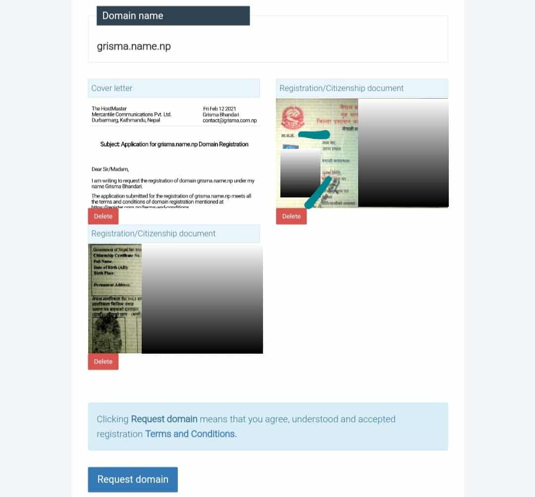 How To Register .Com.np Domain For Free In Nepal? 7 Upload Documents Required For The Registration Of .Np Domain