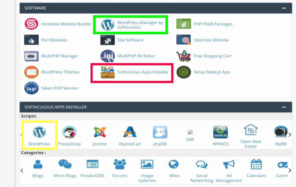 How To Install Wordpress On Cpanel Using Softaculous App Installer 1 This Is The App Which Will Install Wordpress On Cpanel