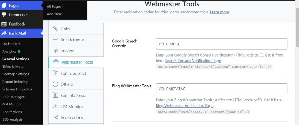 Rankmath Instant Indexing For Bing- Get Indexed Within 5 Minutes 3 Verifying Domain To Use Rankmath Instant Indexing