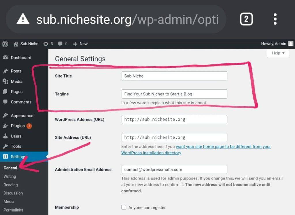 The Must Have Initial Setup Required After Installation Of Wordpress 1 Site Name And Title - Initial Setup Required After Installation Of Wordpress