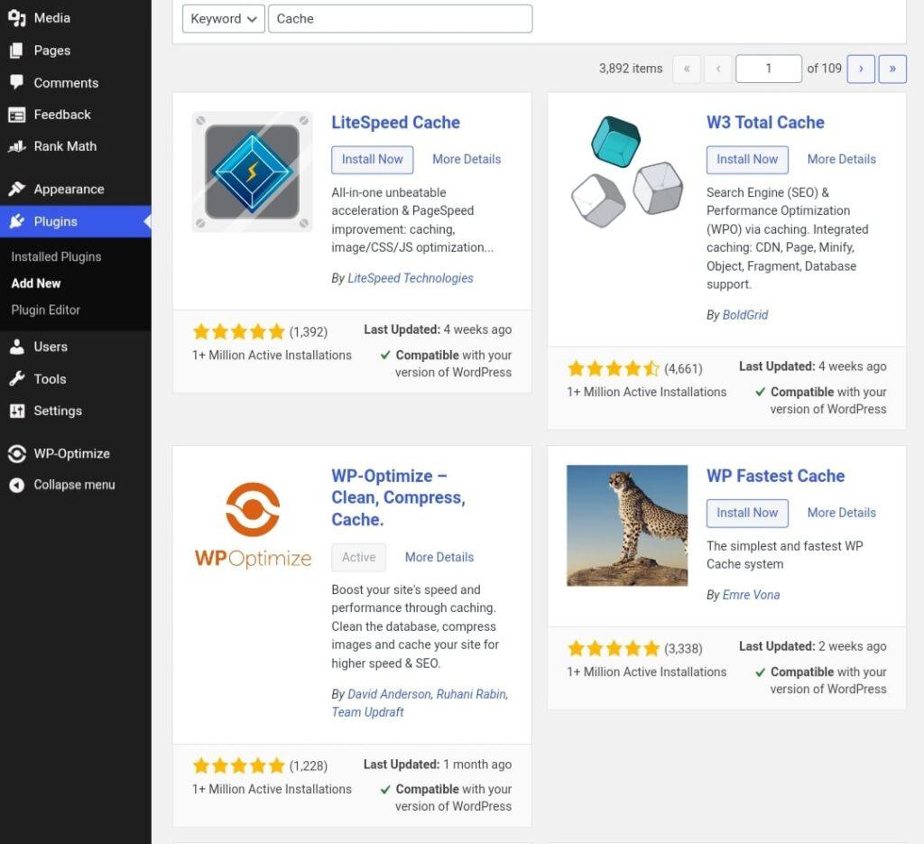 Best Free Cache Plugins To Improve Wordpress Site Speed