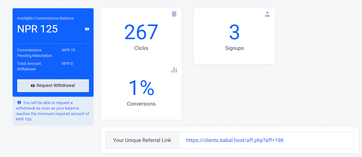 Babal Host Review - Is It The Best Hosting Company In Nepal? 3 Babal Host Referral Program