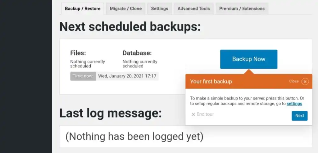How To Back Up Wordpress To Google Drive With Updraftplus (2026 Guide) 9 First Backup