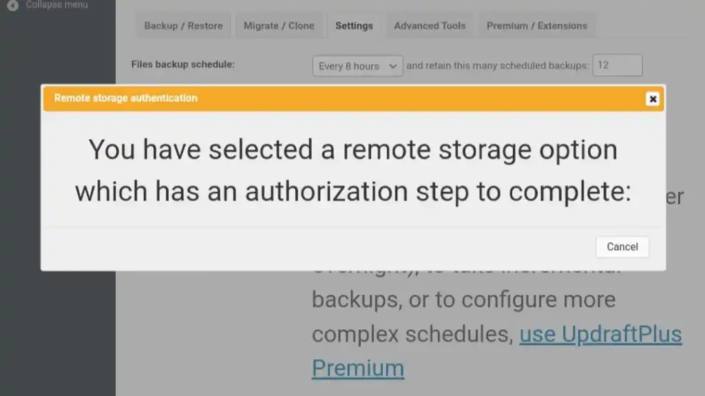How To Back Up Wordpress To Google Drive With Updraftplus (2026 Guide) 7 Backup Prompt