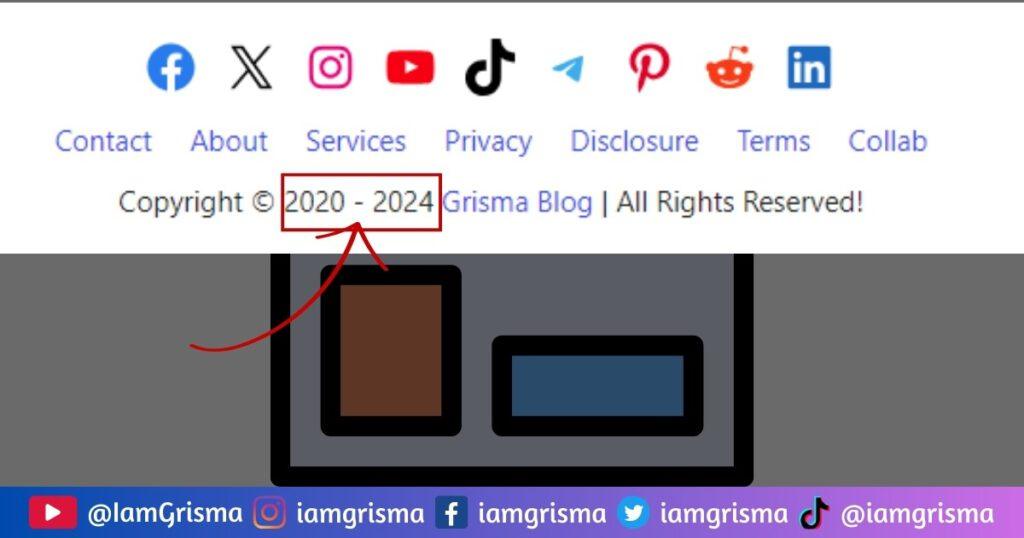 Update Copyright Year Automatically