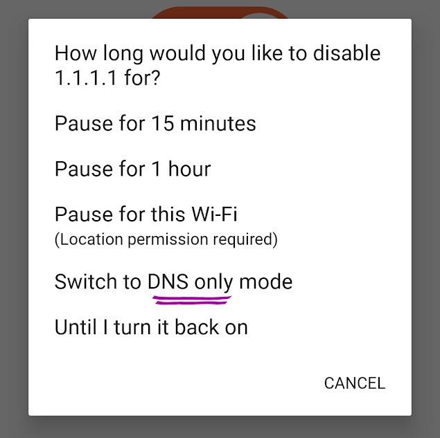 Switching Between Dns And Vpn In Cloudflare Warp